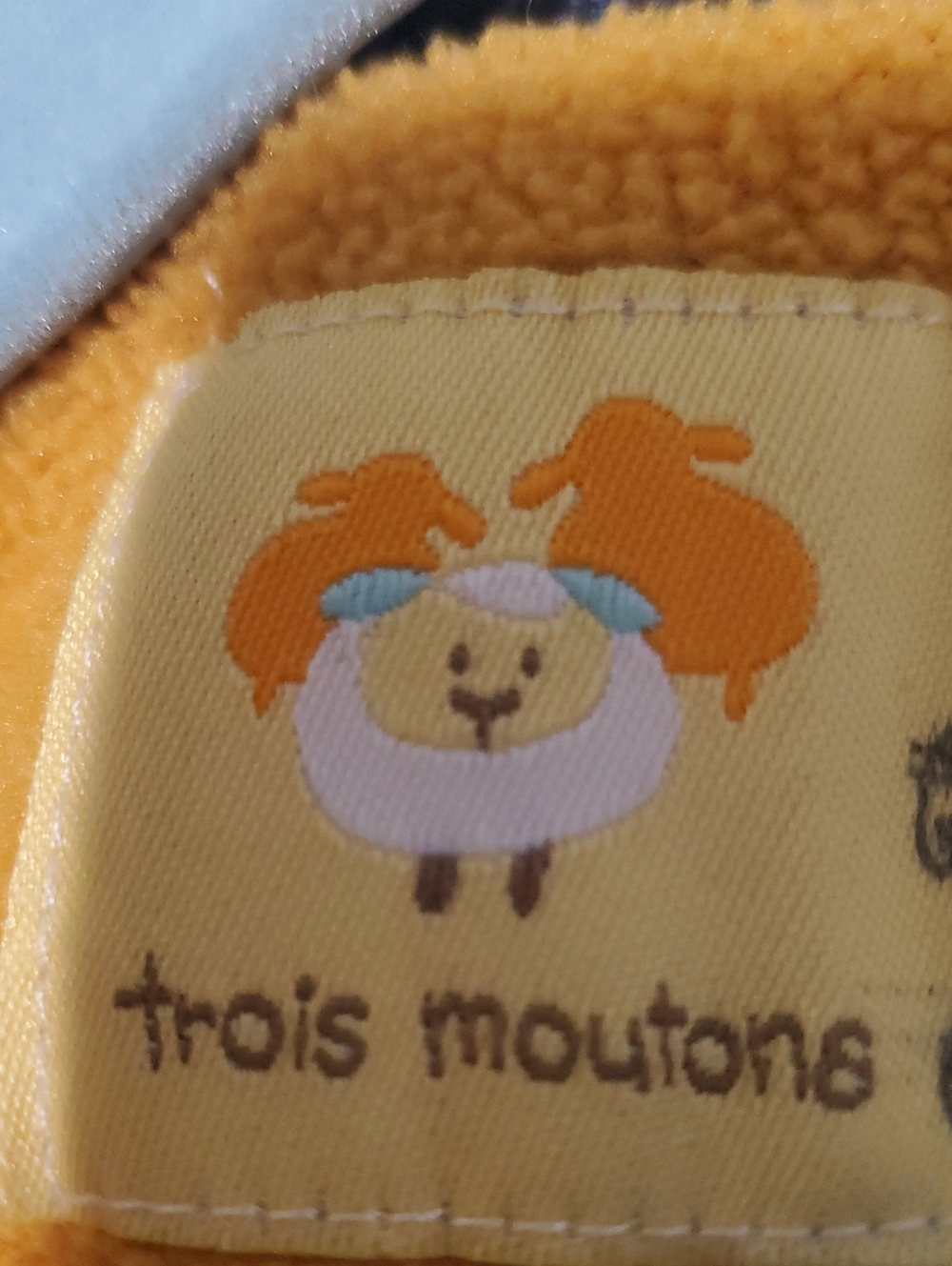 Trois Moutons 18M Fleece Lined Hooded Snowsuit Blue Striped Baby One Piece - Picture 2 of 3